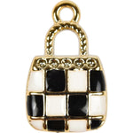 Frizzle White & Black Bag