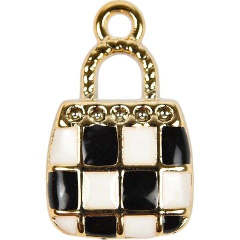 Frizzle White & Black Bag