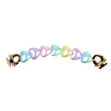 Frizzle Colorful Hearts Chain