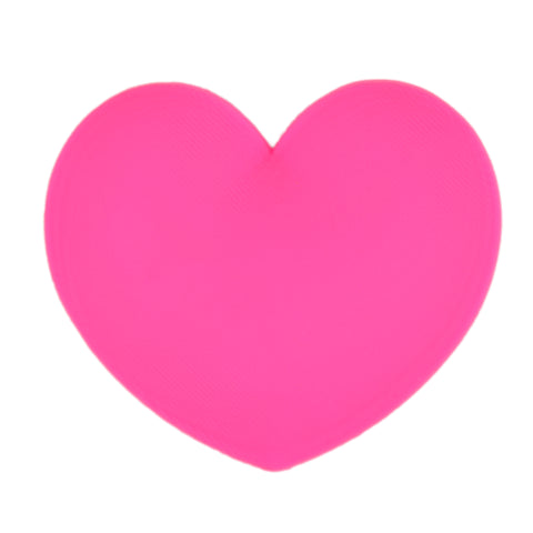 Frizzle pink Heart